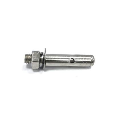 China M10x70 201 304 Expansion Anchor Stainless Steel Bolt Fast Delivery Steel Chemical Concrete Sleeve Anchors zu verkaufen