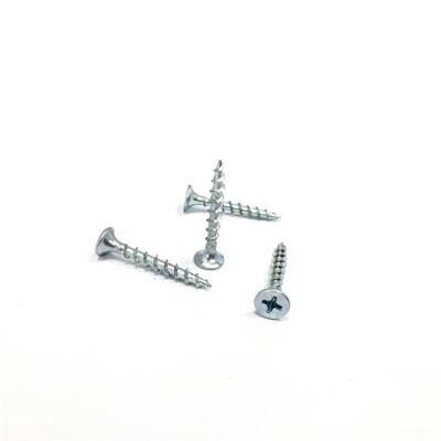 China Pan 3.5X25mm Galvanized Cross Head Drywall Screw White Galvanized Black Gypsum Coarse Wire zu verkaufen