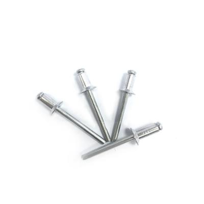 China Used For Roofing Boards Galvanized Color Aluminum Aircraft Pop Blind Rivets Double Countersunk Head Threaded Open Type Blind End Rivet for sale