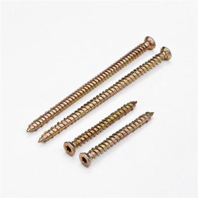 China Pan Directly Sell Yellow Zinc Head Torx Concrete Hex Socket Screws For Wall à venda