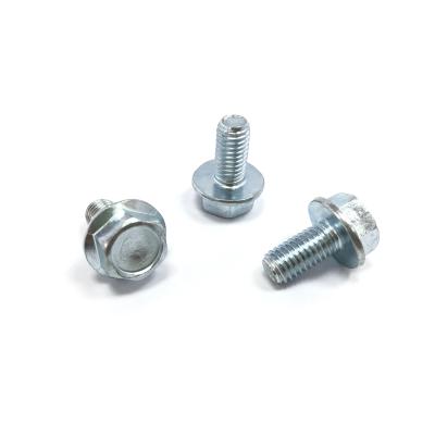 Cina DIN6921 6mm 8mm Spanner Hex Flange Bolt Grade 10mm Serrated Galvanized Bolts Nuts Stainless Steel 8.8 in vendita