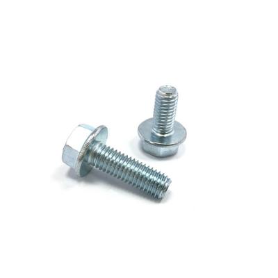 Cina M8 Carbon Steel Flange Bolt Carbon Steel Hex Fasteners Titanium Flanged Bolts Din6921 in vendita