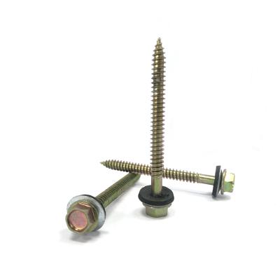 China Pan High Performance Carbon Steel Truss And Wood Zinc Flat Head Cross Head Self Tapping Screws White/Yellow Te koop