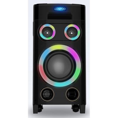 China Mini System Hot Selling Dual 10 Inch Mini Active Colorful Lightweight Powerful Wireless Speaker DJ System for sale