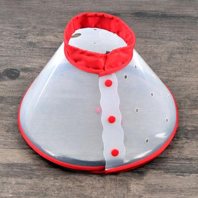 China Elizabethan Pet Anti Bite Collar Oxygen Cat Dog Collar Recovery Sustainable Adjustable Cone Collar For Dogs Cats for sale