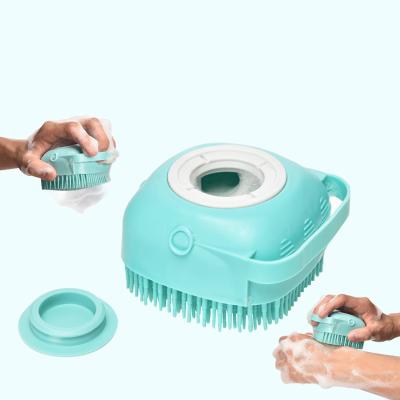 China Viable Pet Bathing Tool Pet Bath Massage Brush Comb Shower Massager Dog Cleaning Brush for sale