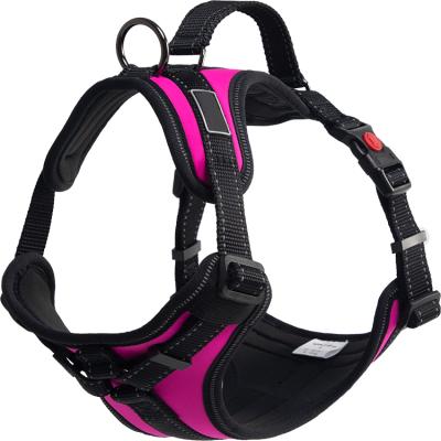 China Viable Hot Sale Large Dog Custom Logo Personalized Dog Training Harness for sale