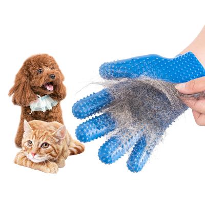 China Viable Pet Washing Grooming Tools Dog Cat Massage Shower Sprayer Hair Remover Silicone Brush Glove for sale