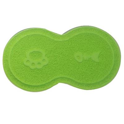 China Waterproof Cute Peanut Shaped Peanut Shaped Plastic Foot Pad Cute Peanut Shaped Plastic Pad Cat Litter Pad Cat Litter Pad Non-Slip Pet Dusting Pad Pet Food Wire Ring Pet Food Wire Ring for sale