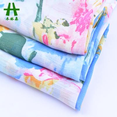 China Add your requirments for Popular Woven Chiffon Mulinsen Textile Polyester Ply Printing Crepe Chiffon Fabric for sale