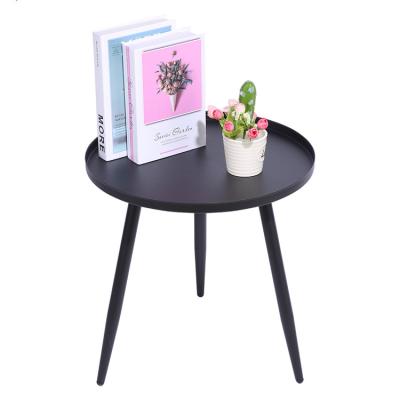 China Wholesale Delicate Modern Simple Metal Round Table Living Room Furniture Side Tea Table Small Mini Coffee Table for sale