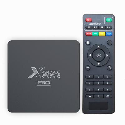 China 4K 60fps PRO TV Box Factory X96Q Android 10 Allwinner H313 Quad DUAL WIFI 4k TV Box Original Smart Android Core 1GB 8GB 2.4G 5G PRO X96Q for sale