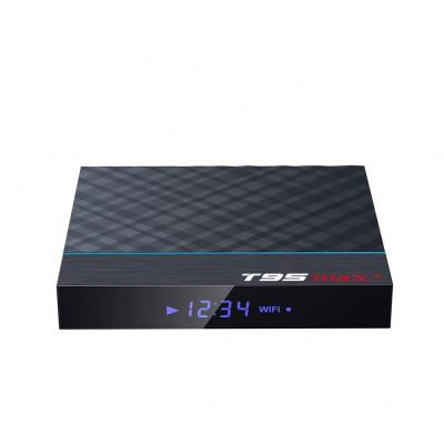 China 2022 hot sale Android 9.0 TV BOX H265 Amazon T95 MAX PLUS Amlogic S905X3 ROM youtube Netflix TV box T95max plus 4GB RAM 32GB 64GB for sale