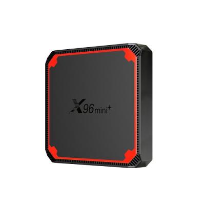 China cheapest 4K 60fps MINI factory X96 + plus amlogic smart tv box x96mini set top box Android 9.0 tv box 2GB 16GB S905W4 2.4G/5G dual WIFI for sale