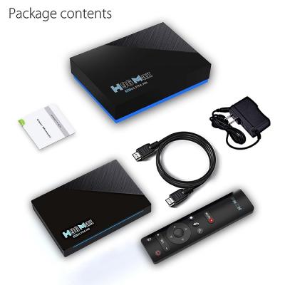 China Support 8k H96 MAX 8gb 128gb Android 11.0 TV Dual Wifi 8K H.265 Smart Android Box 2.4Ghz 5Ghz settopbox H96 MAX Rockchip RK3566 for sale