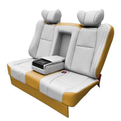 China Car Custom Parts Luxury Leather Auto Rear Seat Triple Seat Cars For Mpv Suv for sale