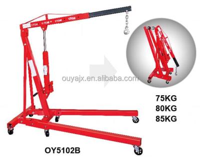 China 2ton Hydraulic Shop Crane Single Pump / Double Pump OY5102B for sale