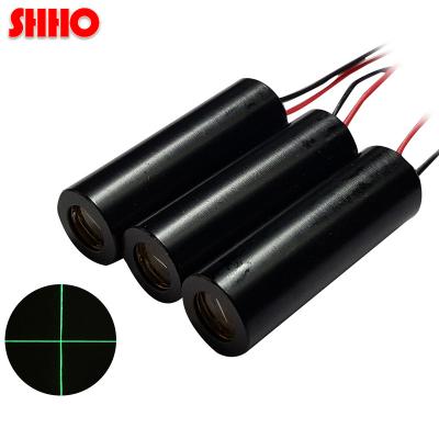 China Building Material Stores 520nm 10mw High Quality Industrial Class Green Cross Laser Module Scanner Placing Marker Tube Laser Transmission Launcher for sale