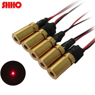 China Shops 650nm 5mw Red Laser Module Dot Shops 650nm 5mw Small Size Industrial Class Machine Locator Dot Red Laser Diode Laser Pointing Device Customizable for sale