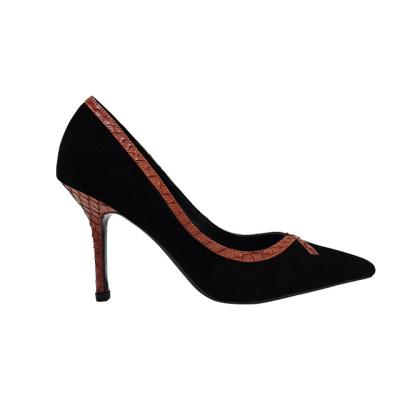 China Wholesale Price Shoes Office Lady Anti-slippery Dress Pumps Simple Single Shoes Ladies New Models Shoes for sale