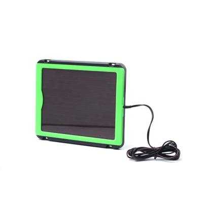 China Amorphous Charging 3W 12V Green Battery Defender and Black Plastic Frame Solar Panel for Car Boat Battery Protection for sale