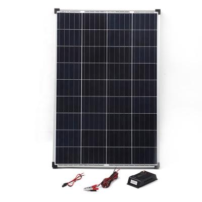 China 100W Solar Panel Power Solar Panel Battery Charger Energy Saving Polycrystalline Portable Use For House Roof for sale