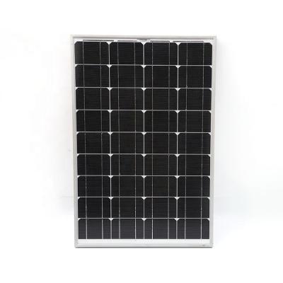 China monocrystalline solar cell renewable energy/aluminum frame 65 watt monocrystalline rigid photovoltaic solar cell module solar panels for sale