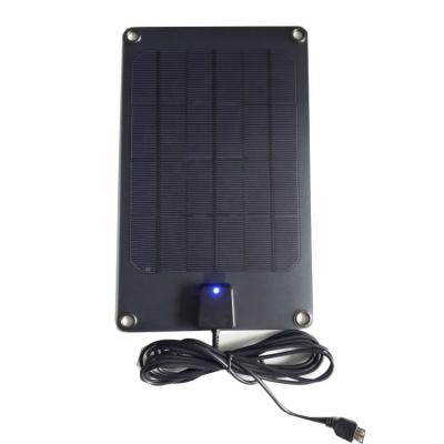 China medium & Small Appliances 5W 5V 6V Soft Semi-flexible Portable Solar Panel Power Battery Charger For Car Boat Motorcycle for sale