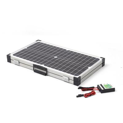 China Protable China High Efficiency Small Size Portable 60W Double Glass Solar Panel For Camping Equipment Sunroom for sale