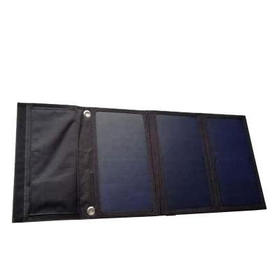 China Charging Cloth Sunpower Folding Solar Charger 21W Portable Solar Battery Power for sale