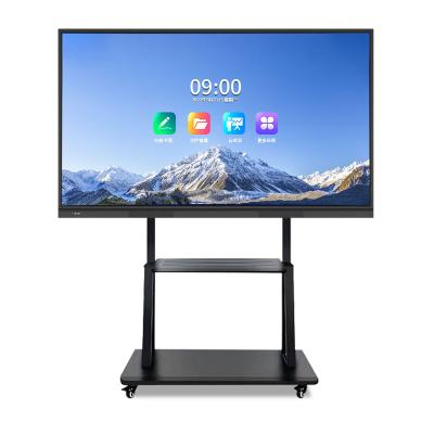 China School Teaching+Office+Home High configuration factory 75 inch 4K infrared touch screen interactive whiteboard flat panel for sale