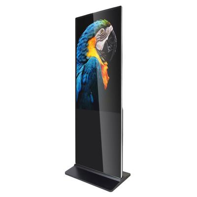 China Indoor HD Good Quality 50 inch touch screen media ad player Digital signage vertical mounted display for sale