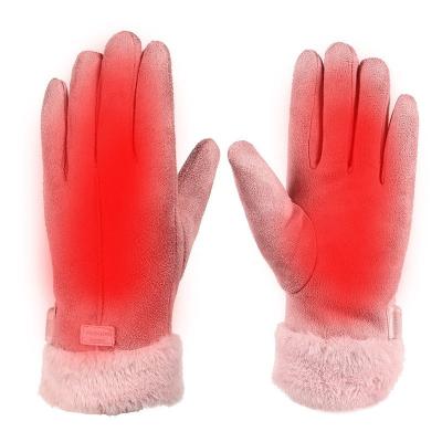 China Thermal Electric Heated Gloves 55degrees Temperature For Camping OEM for sale