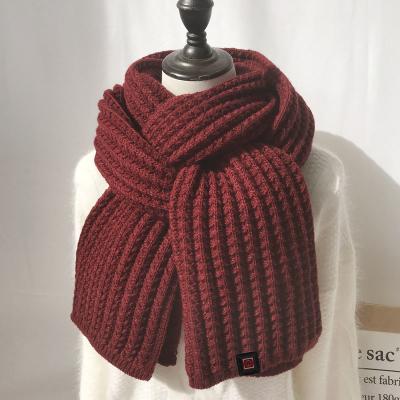 China Knitted USB Electric Heating Scarf For Winter SHEERFOND ODM for sale