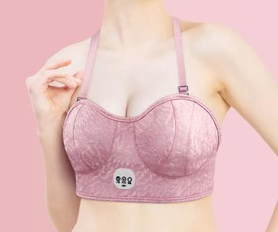 Cina Reggiseno per massaggio al seno elettrico USB, materiale in pelle PU con reggiseno riscaldato elettrico ODM in vendita