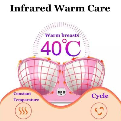 China Electric Breast Massage Bra For Breast Development And Elasticity Restoration With Infrared Heating And Vibration Massage for sale