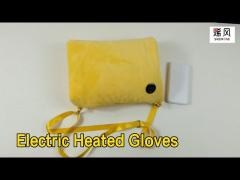 Ladies Electric Heated Gloves Hunting Pouch USB Charging Portable For Office