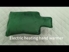 5V/2A Crystal Super Soft Fabric Electric Hand Warmer With Three Speed Temperature Control