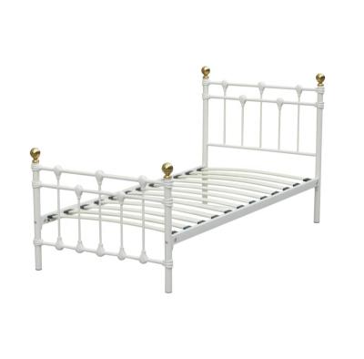 China Modern Cheap Wholesale Modern Bed Frame Metal Platform Bed Headboard Iron Frame Queen Size Double Single Sleeping Bed for sale