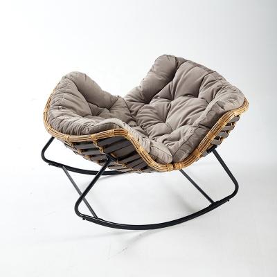 China Other Hot Selling Rattan Backrest Modern Rocking Chair For Living Room for sale