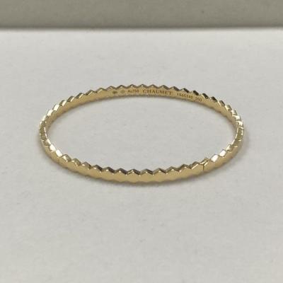 China Ouro Amarelo 4mm 18k Braceletes de Ouro Mulheres Chaumet Bee Meu Amor 18k Bracelete de Ouro Sólido à venda