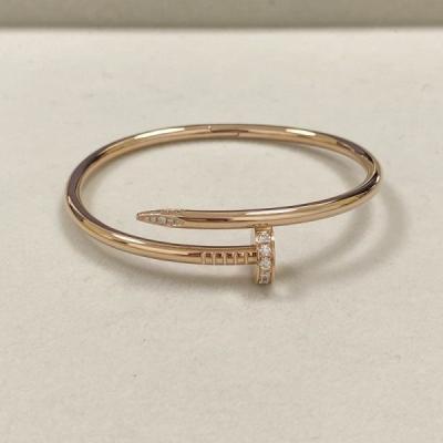 China Classic 3.5mm 18k Gold Bracelets Juste Un Clou Bracelet Rose Gold Diamonds Jewelry for sale