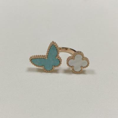 Chine Taille 42 à 62 Anneaux en or 18k Rose Gold Ring 18k Van Cleef Arpels Anneaux pour les femmes or à vendre