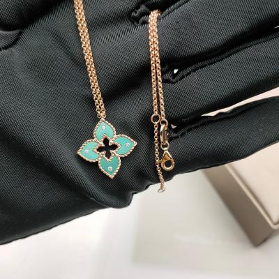 China Metal Stamp Au750 Best Luxe Juwelen met ketting diamant juwelen merken Te koop