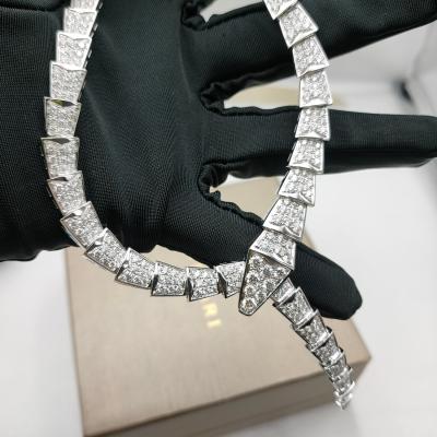 China Joalharia de alta qualidade 18K colares de ouro Serpenti Viper Colar 18Kt ouro branco à venda