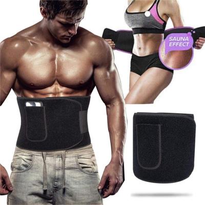 China Custom Neoprene Fitness Waist Trimmer Amazon Waist Trimmer Tummy Trainer Sweat Belt Women For Weight Loss for sale