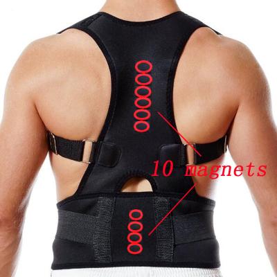 China Back Magnetic Corrector Back Lumbar Support Adjustable Waist Belt Posture Support for sale