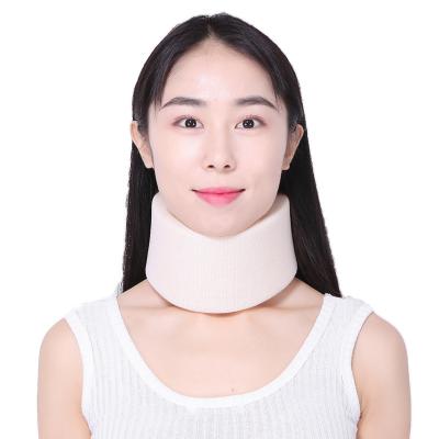 China Comfortable Adjustable Soft Sponge Neck Support Sponge Neck Support Brace Cervical Collar for sale