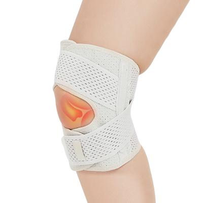 China Wholesale Breathable Adjustable Sports Elasticity Knee Brace Compression Spring Knee Support for sale