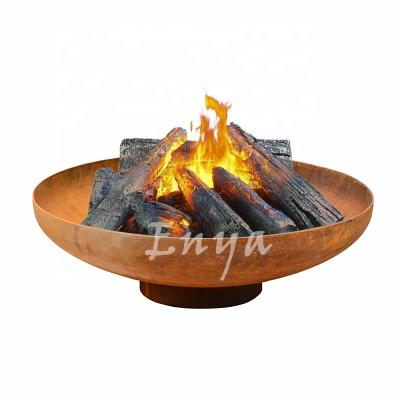 China Professional Outdoor Workshop Heater OEM Purchase Wood Burning Fire and Water Bowl Steel Large Automatic Outdoor Charcoal Portable Fire Pit for sale